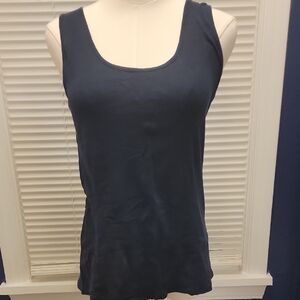 Classic Navy Blue Women's Tank Top